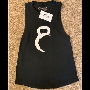 ZYIA black Kettlemoon Tank Sz Medium